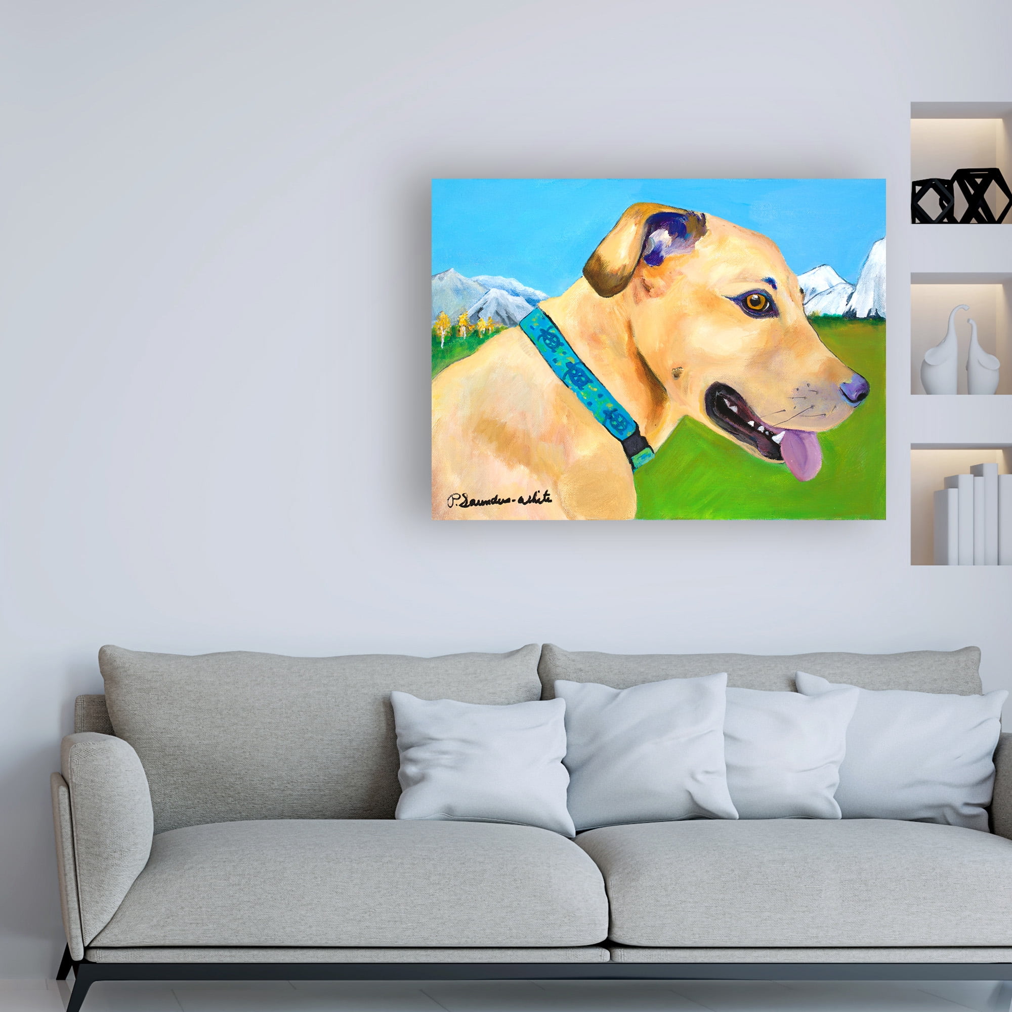 Trademark Fine Art 'Hadley X Large Copy' Canvas Art by Pat Saunders-White