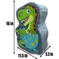 thumbnail image 3 of Dinosaur T-Rex Pinata Hatching From Egg Bulk Candy Fill Spill Pinatas - Dino Party Favor Game Kids Boy Girl Birthday Party Supplies - Animal Theme Decor Events School Parties - 16 X 11.5 X 5.5 In, 3 of 9