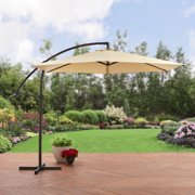 Coral Coast 9 Ft Steel Offset Patio Umbrella Walmart Com Walmart Com