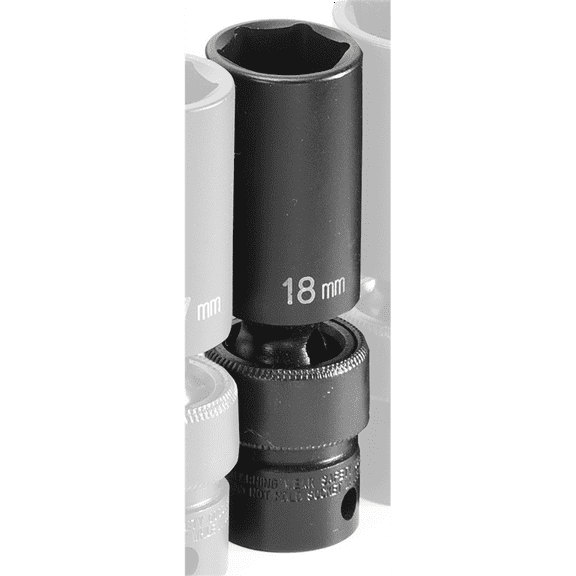 Grey Pneumatic 1018UMD 3/8" Drive x 18mm Deep Universal