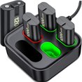 thumbnail image 1 of Plannu Rechargeable Battery Packs for Xbox One/Xbox Series X|S, 4 X 1200mAh Xbox One Controller Battery Packs, Rechargeable Batteries with Charging Station for Xbox One/One S/One X/One Elite, 1 of 4
