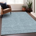 thumbnail image 5 of HomeRoots 672375 3 x 5 ft. Teal & Ivory Abstract Geometric Transitional Washable Machine Made Rectangle Area Rug with UV Protection, 5 of 9