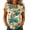 Orange_#01, variant on Sewkxo Womens Summer Tops Short Sleeve Casual Shirts Floral Tee Trendy 2026 Basics V Neck Plain Tshirt,Purple Pink 3XL