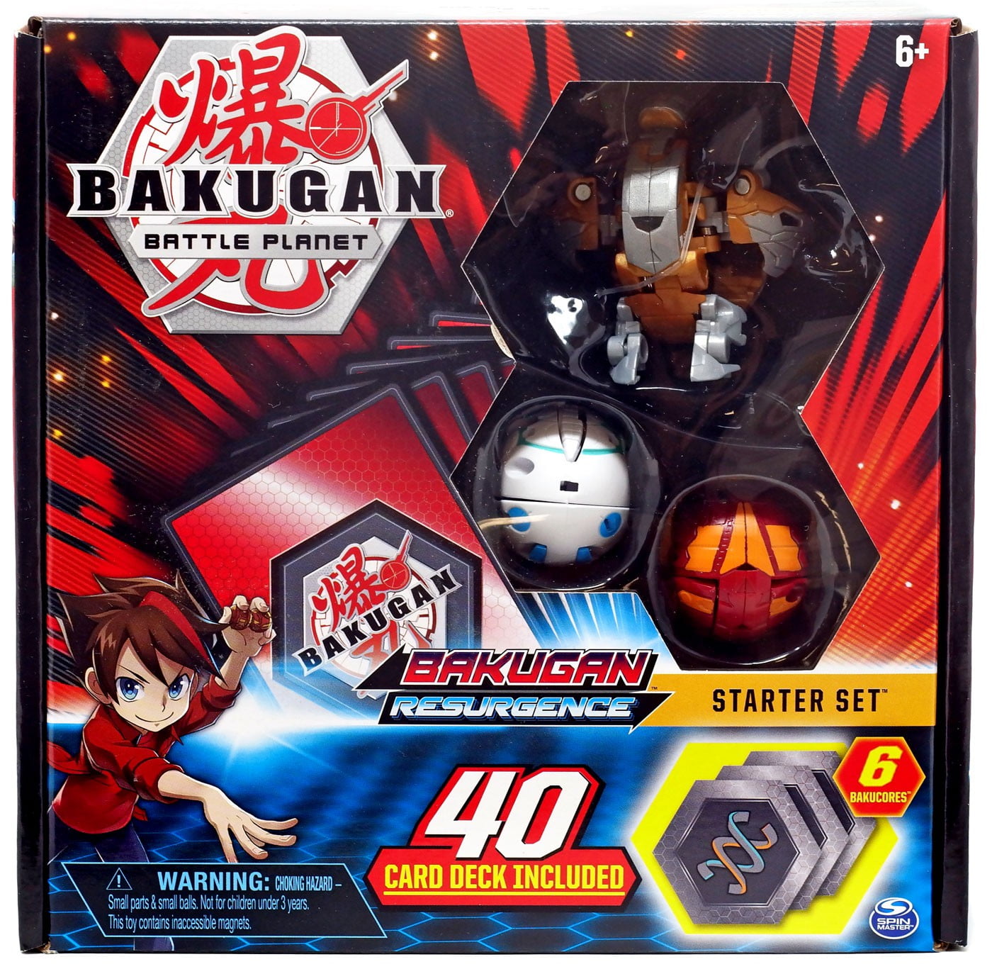 Takara Tomy Bakugan Battle Planet Baku008 Starter Pack Dash Set 3pcs Japan Toys 