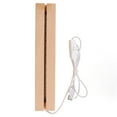 thumbnail image 4 of 18×18cm Rectangle Solid Wood LED Light Base, Warm Glow Display Stand with USB Powered & Low Energy Consumption, Perfect for Showcasing Crystals, Glass Art, Jewelry, Resin Crafts & More Decor Pieces, 4 of 6