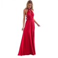 thumbnail image 1 of Robe Longue Convertible Multi-Positions Boho Club Rouge Bandage Robe de Soirée Demoiselle d'Honneur Infinie Longue Femme, 1 of 5