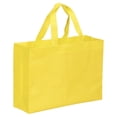 thumbnail image 1 of Unique Bargains Sac Cadeau Réutilisable Style Horizontal Non Tissé 25x35cm, Jaune Lot de 10, 1 of 5