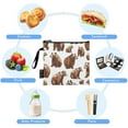 thumbnail image 5 of Haosy 3 Pack Reusable Ziploc Bags BPA Free Healthy Food Storage Bag Leakproof Sandwich Snack Freezer Bags Cute Brown Bears, 5 of 7