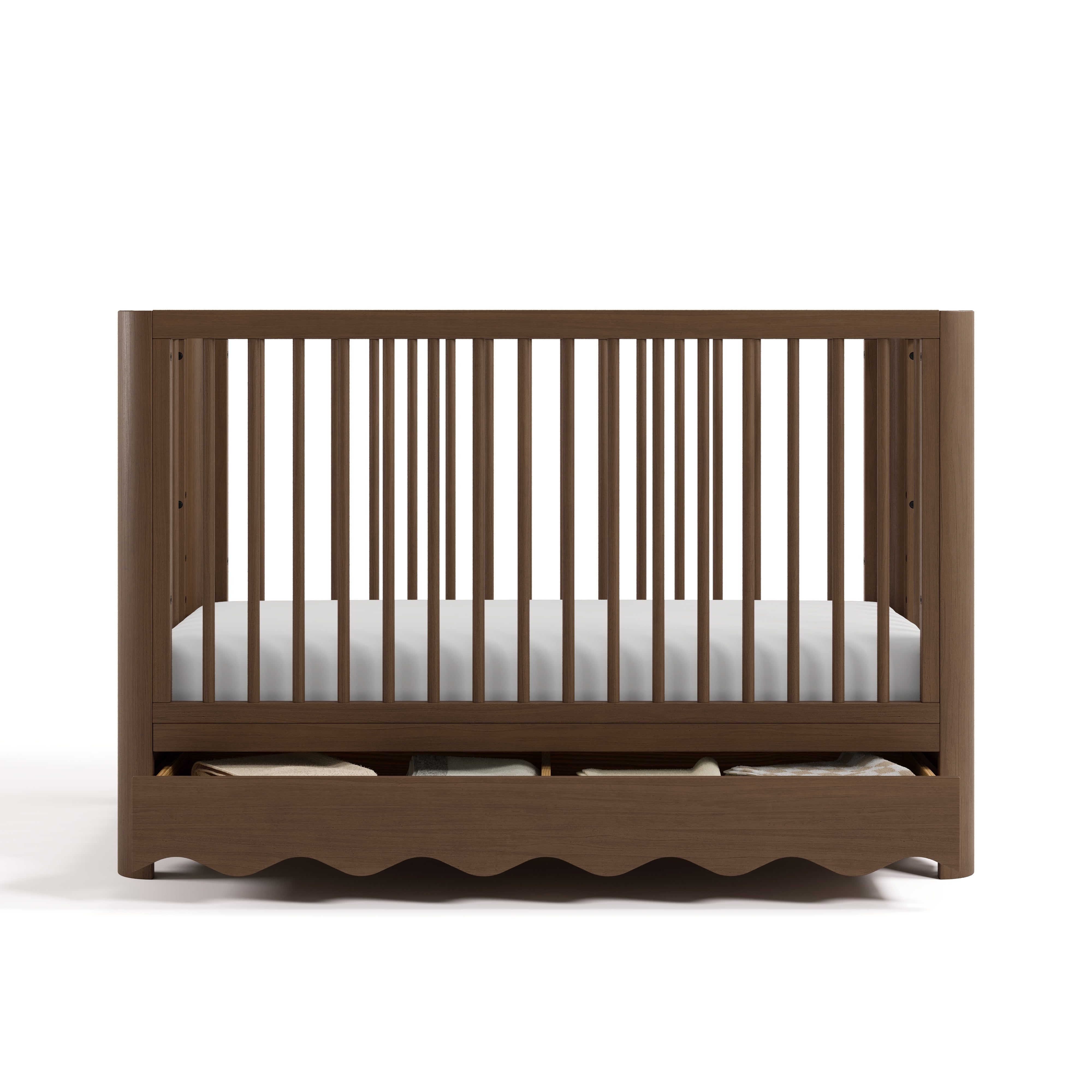 Art of Nursery by Storkcraft Casablanca 5-in-1 Convertible Baby Crib with Drawer, Hazelnut
