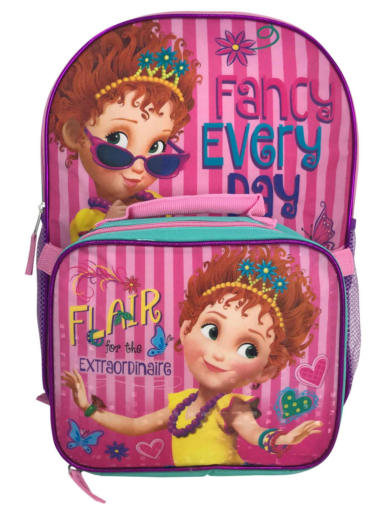 Girls Fancy Nancy Backpack 16" with Detachable Insulated Lunch Bag 2-Piece - image 2 of 6
