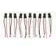 thumbnail image 2 of Conector hembra para bombilla, 10 piezas T10 para coche, camión, LED, base de portalámparas, rendimiento de alta gama, 2 of 9