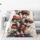 thumbnail image 1 of Balery Cute Forest Mushrooms Manta de Felpa Suave y Acogedora – Cobija de Franela Aterciopelada para Cama, Lavable y Cálida para Sofá, Mascotas, Transpirable-40"x30", 1 of 7