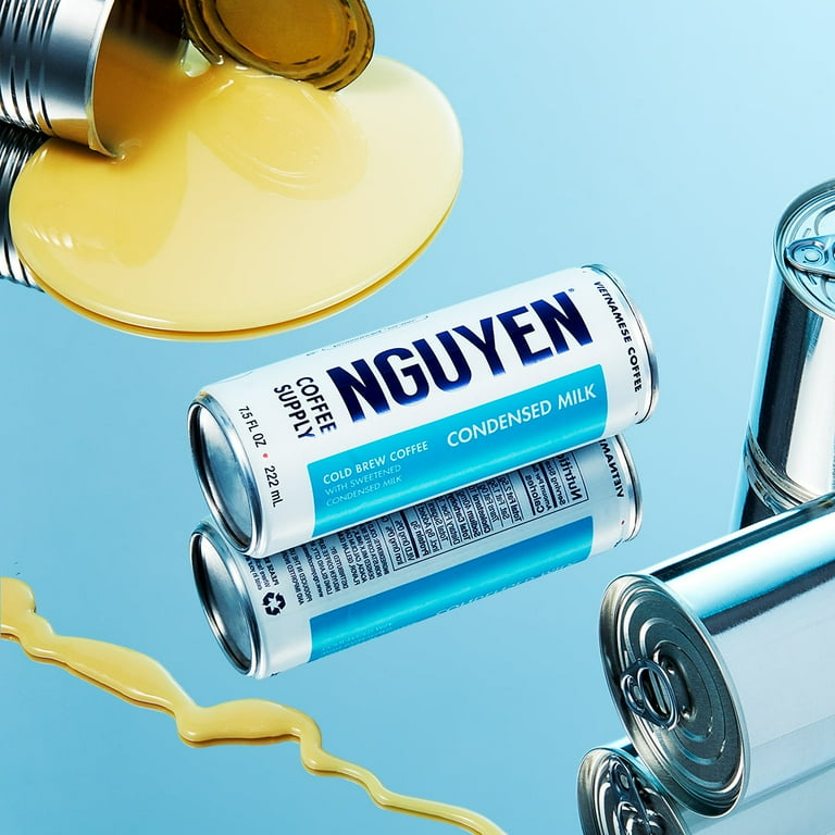 Nguyen Coffee Supply Condensed Milk Vietnamese Iced Coffee Can 7.5
