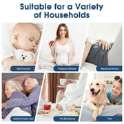 Queen Size Waterproof Mattress Protector, Breathable Quilted Mattress Cover, Hypoallergenic & Noiseless Fitted Sheet Mattress Protector, Machine Washable, 8-21'' Deep Pocket
