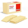 thumbnail image 2 of (3 pack) Staples Simply Sticky Notes 3 x 3 Yellow 100-Sheet 18/Pack ST62684V-CC, 2 of 6
