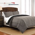 thumbnail image 5 of Porch & Den Martex Reversible Comforter Set Beige/Brown King 3 Piece, 5 of 5