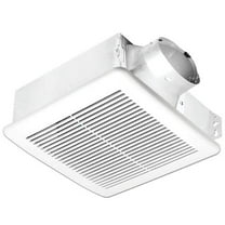 Slim Series 50-110 CFM Wall or Ceiling Bathroom Exhaust Fan with 3-Speed Adjustable High Speed Settings, ENERGY STAR