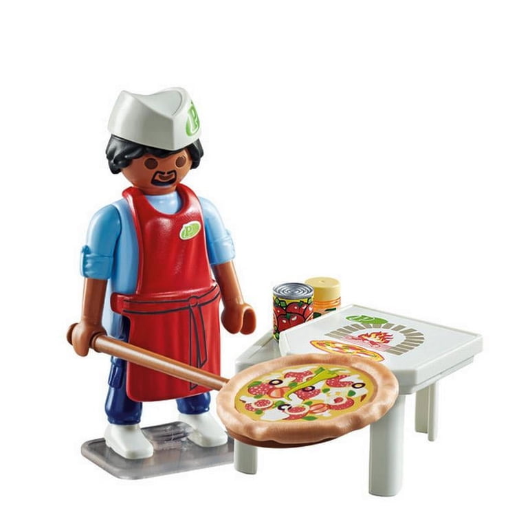 その他 playmobil 9465,9467 Playmobil Plus Figures - Superhero, DJ, Dog Sitter, Pizza Chef