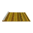 thumbnail image 2 of Ahgly Company Machine Washable Indoor Rectangle Abstract Yellow Modern Area Rugs, 7' x 9', 2 of 4