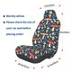 thumbnail image 3 of Balery Colorful Mushrooms Funda de Asiento para Auto con Diseño - Cubierta Frontal Suave y Transpirable con Protector Antideslizante- 1 Unidad, 3 of 5