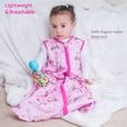 thumbnail image 2 of LollyBanks 0.5 TOG Cotton Baby Sleep Sack, 2-Way Zipper, Wearable Blanket,Pink Golf Print, 2 of 8