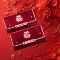 thumbnail image 1 of 2 sobres rojos del año lunar chino, sobres de dinero de la , sobres de tarjetas de felicitación del año de la serpiente 2025, Hong Bao para Personaje Fu, 1 of 8