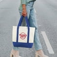 thumbnail image 2 of Clearance Deals! DomFun NEW Trader/’s Canvas Tote Bag Set Of A Bag HAND READY TO Trader Large Tote Bag Cotton Canvas Embroidered Bag, 2 of 5