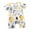 ZA-Yellow, variant on Zanarzt Baby Girl Summer Outfits Toddler Baby Girl Summer Clothes Floral Romper Strap Jumpsuit Summer Playsuit Purple,3-6 Months
