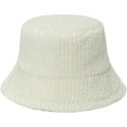 thumbnail image 3 of CoCopeaunts Simple Solid Color Bucket Hats for Men Plus Down Warm Basin Cap Hundred Lambswool Female Fishing Cap Winter Section, 3 of 8