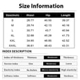 thumbnail image 3 of Men's Casual Cargo Pants Relaxed Fit Elastic Waist Drawstring Side Cargo Pockets Trouser Lightweight Work Pants Dark Gray XL, 3 of 5