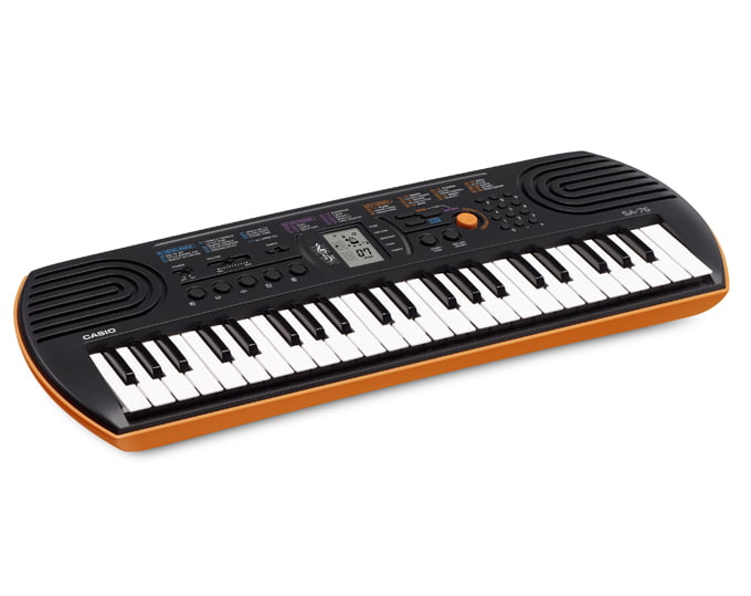 & Orgelmodus Piano Freches pinkfarbenes Casio Keyboard SA-78 mit 44 Tasten 