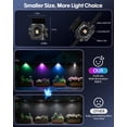 thumbnail image 3 of Luces exteriores Super RGB de 5 m y 10 LED con control remoto y aplicación, 3 of 8