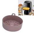 thumbnail image 4 of Fugacal Silicone Friteuse Pot, Panier Friteuse, Réutilisable Silicone Pot Remplacement Cuisine Électrique Friteuse Panier Plateau Cuisson Accessoire 20°C220°C, 4 of 8