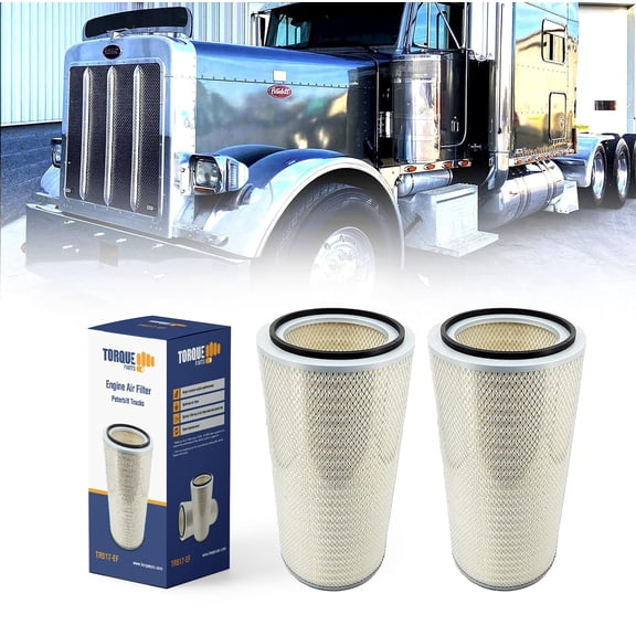 Engine Air Filter for Peterbilt Trucks Replace Baldwin PA2608 AF996M Wix 46868 2 pcs