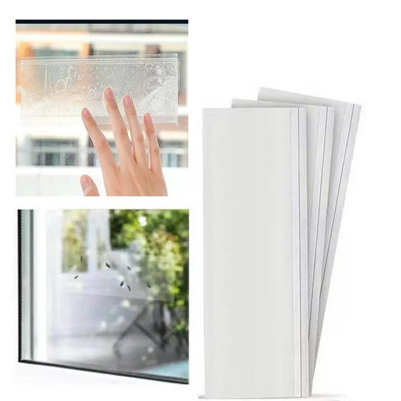 Ruifaya 50pcs(A)$50pcsTransparent window fly traps fly paper strips with sticky 20x7cm Window fly t