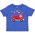 thumbnail image 3 of Inktastic Valentine Fire Truck with Cute Dalmatian and Hearts Boys or Girls Baby T-Shirt, 3 of 5