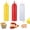 3 color 24oz set, variant on 3 Pack Yellow Plastic Squeeze Bottles 8 oz Condiment Squeeze Bottles Multipurpose Squirt Bottle for Ketchup Oil Jam BBQ Sauce Dressing Grilling Crafts Syrup Dispensers