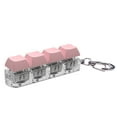 thumbnail image 5 of BAELLERT 4-Buttons Keycap Fidget Toy with Sound Light Portable Stress Relief Mechanical Keyboard Keycap Clicking Sensory Toy Keychain Pendant Kids Adults Gift, 5 of 8