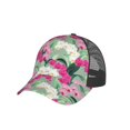 thumbnail image 6 of Lsque Orchids Flowers Printed Trucker Hat - Baseball Cap for Men Women - Breathable Mesh Side, Adjustable Fit - for Casual Wear, 6 of 7