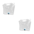 thumbnail image 3 of Eigraketly Bolsa de agua portátil Suministro de contenedor plegable Bolsa de camping Hogares Accesorios de bebidas recargables de viaje Blanco, Blanco, 5L 2piezas, 3 of 6