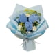 thumbnail image 1 of Flores de ganchillo tejidas a mano, manualidades DIY, regalos para enamorados, regalo de vacaciones Azul, 1 of 9