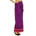 thumbnail image 2 of Amoghah Cotton Paisley Palazzo Womens Wear Elastic Waist Wide Leg Custom Pants, 2 of 5