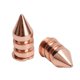 thumbnail image 4 of Clothing Spikes Rose Gold Double Layer Hexagon Brass Cone Spikes DIY Handcraft Punk Style Spike Rivets for Shoes Package 7x15MM, 4 of 4