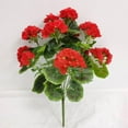 thumbnail image 6 of ZOELNIC Artificial Flowers 2 Bundles Artificial Geraniums Silk Flowers,Fake Flowers Geranium Plastic Flowers Outdoor Plant for Floral Home Decor Indoor Garden Patio Cemetary Vase Table Centerpiece, 6 of 9