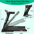 thumbnail image 3 of IMPREMEY TM101 Folding Treadmill with Inclines, 3 of 8