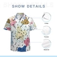 thumbnail image 7 of High Quality Hawaiian Shirts for Men Short Sleeve Aloha Beach Shirt Floral Summer Casual Button Down Shirts Blouses 5YDU8F, 7 of 7