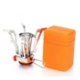 thumbnail image 4 of Backpacking Stove - Portable Camping Stove - Small Backpack Camp Stove Single Burner for Propane Butane Isobutane Fuel Canister - Small Mini Pocket Rocket Jet Boiler for Hiking & Gas, 4 of 5
