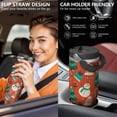 thumbnail image 5 of Christmas 30oz Handheld Travel Tumbler with Handle – Double Wall Stainless Steel Insulated Cup, Flip Straw Lid, Leak-Proof & BPA-Free for Hot and Cold Drinks – Durable Coffee & Juice Mug Black, 5 of 7