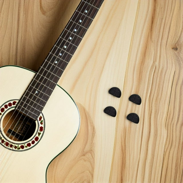 unbranded 6Ud De Afinación Para Guitarra Acústica Y Eléctrica Metal Negro Con Grabado Y Ajuste