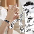 thumbnail image 2 of Alloy Bracelet Watchband for Fitbit Luxe, Adjustable Size, Skin-Friendly Non-Allergic, Durable Replacement Strap, 2 of 6